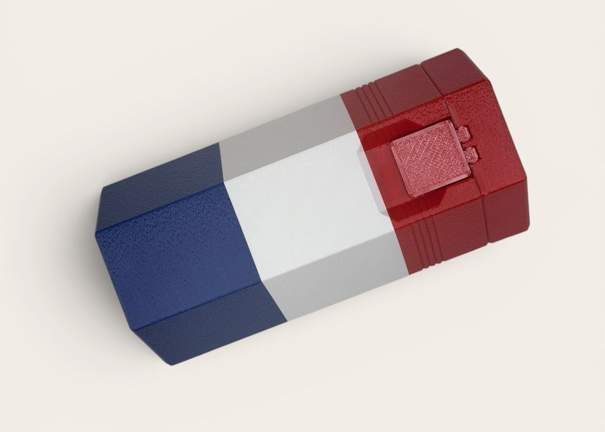 Limited Edition TechPod5 Travel Case - 5-Slot Organizer for Insulin Pens, Peptide Pens, Needle Tips or Ice Packs (RWB)