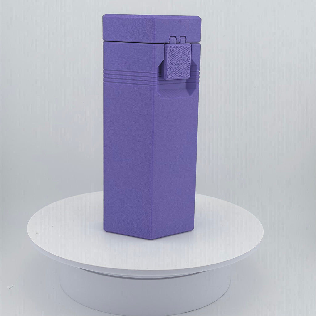 TechPod5 Travel Case - 5-Slot Bag Organizer for Insulin Pens, Peptide Pens, Needle Tips or Ice Packs (Purple)