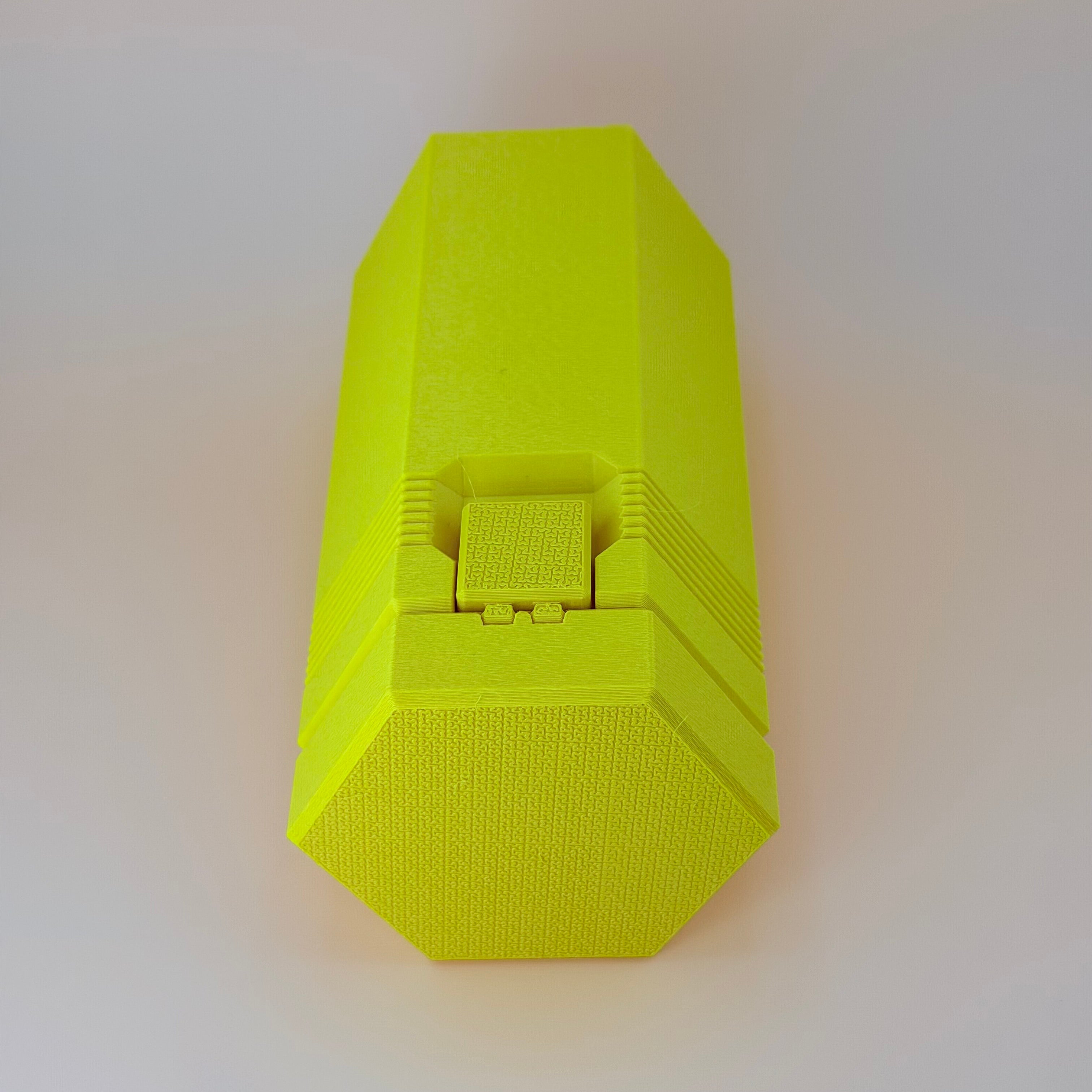 TechPod7 Travel Case - 7 Slot Bag Organizer for Insulin Pens, Peptide Pens, Needle Tips or Ice Packs (Yellow)