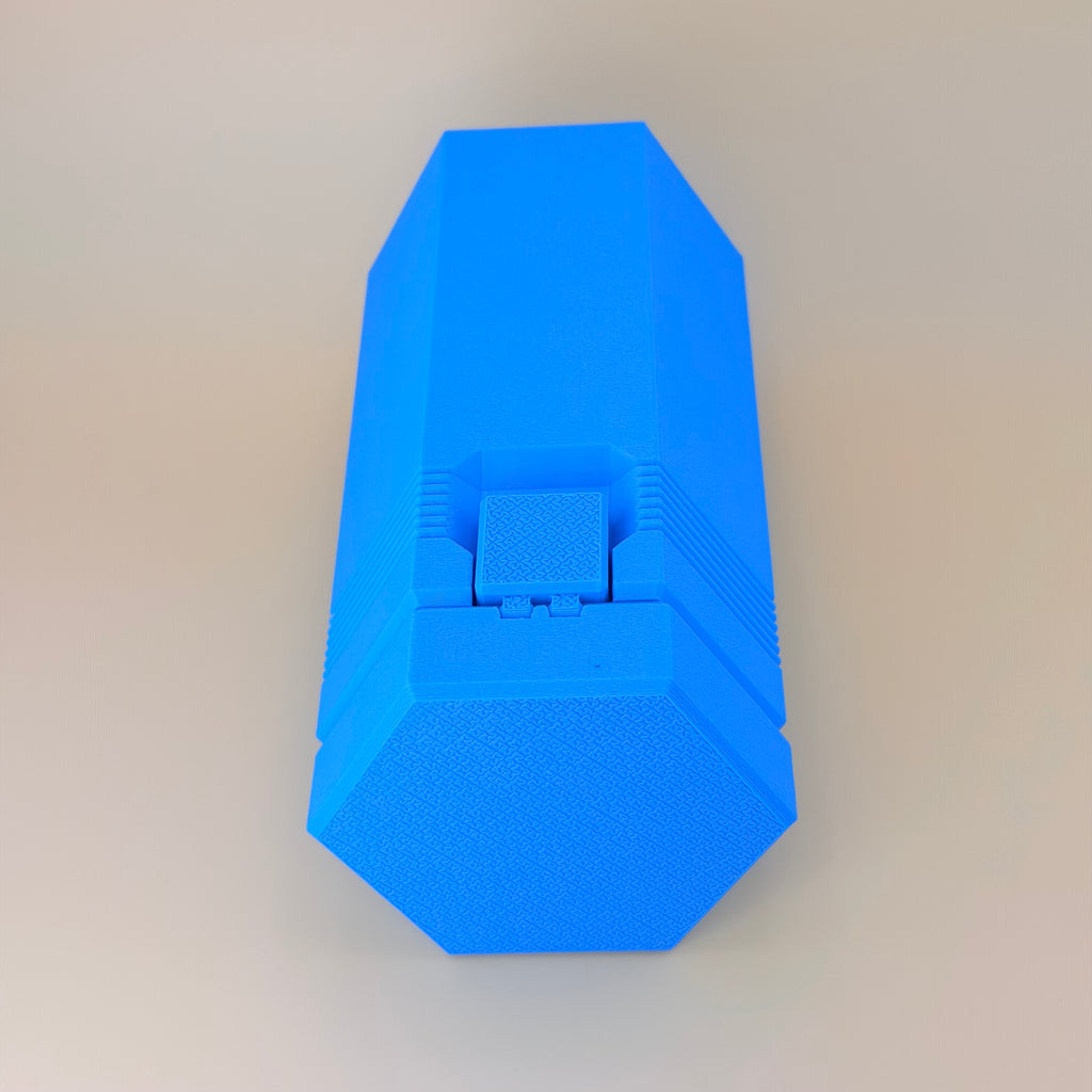 TechPod7 Travel Case - 7 Slot Bag Organizer for Insulin Pens, Peptide Pens, Needle Tips or Ice Packs (Blue)
