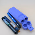 TechPod2 Travel Case - 2 Slot Bag Organizer for Insulin Pens, Peptide Pens, Needle Tips or Ice Packs (Purple)