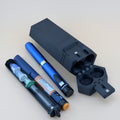 TechPod2 Travel Case - 2 Slot Bag Organizer for Insulin Pens, Peptide Pens, Needle Tips or Ice Packs (Black)