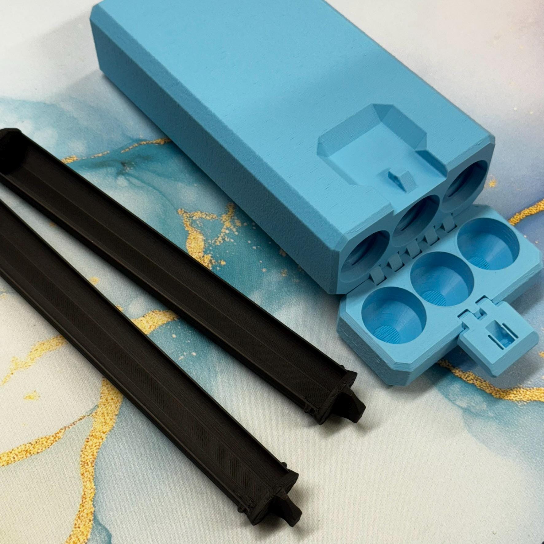 3 Slot Insulin Peptide Pen Travel Case, Modular Storage for Tips, Ice Packs
