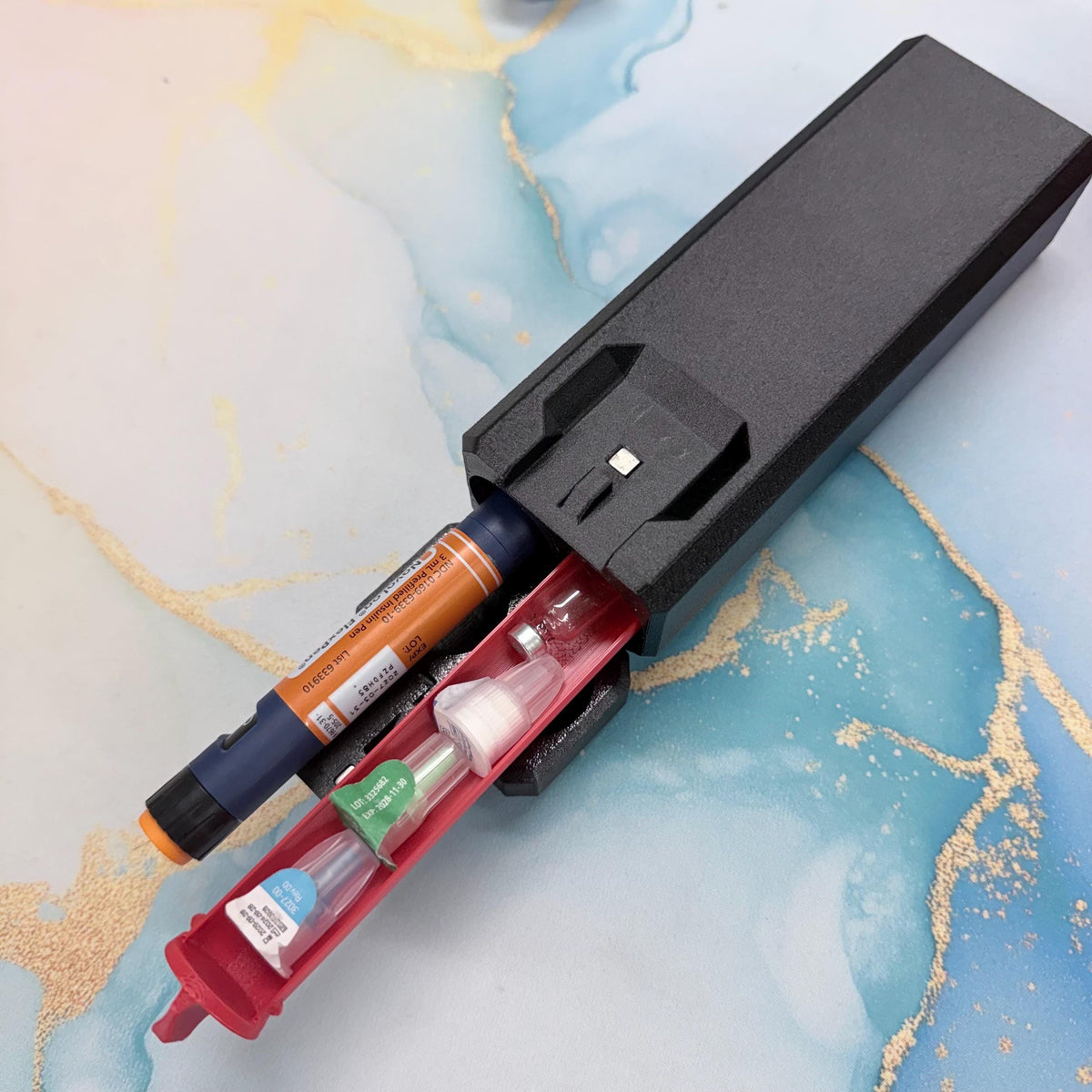 2 Slot Insulin Peptide Pen Travel Case, Modular Storage for Tips, Ice –  Type1 Tech
